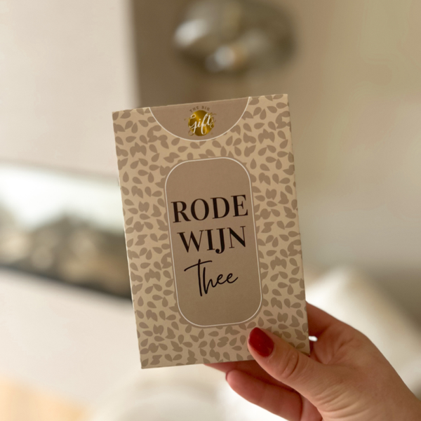 Rode Wijn Thee | Geniet van de smaak van wijn zonder kater!