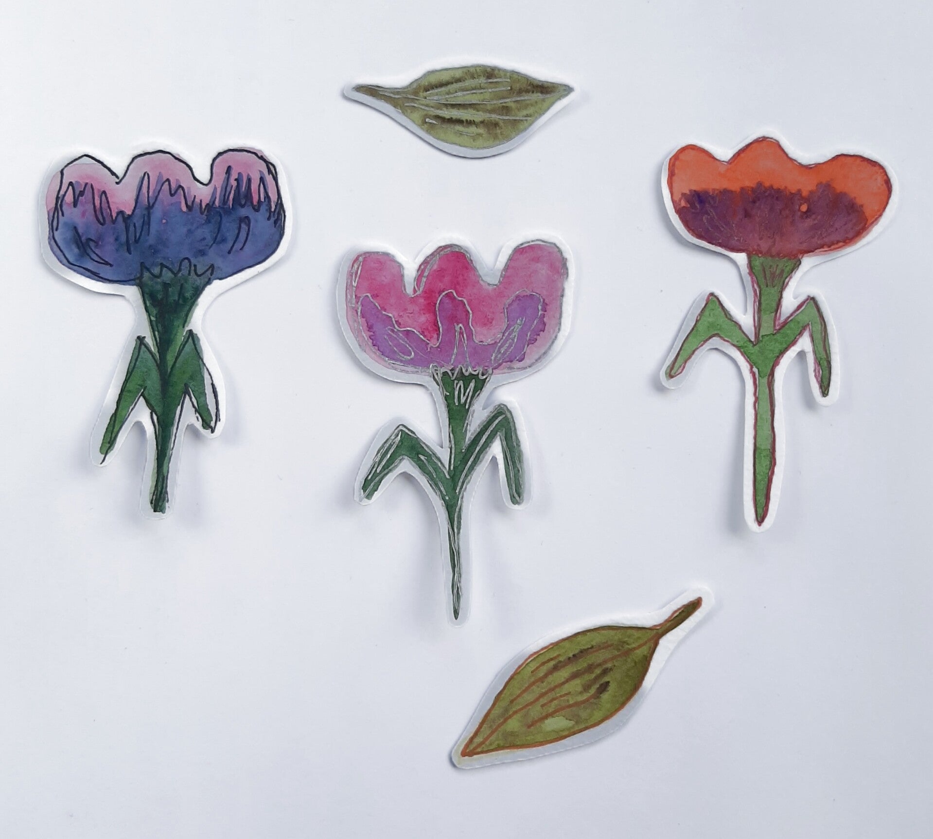Sprookjes bloemen bladeren 1