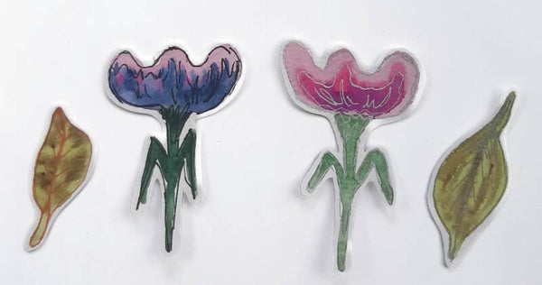 Sprookjes bloemen bladeren 3