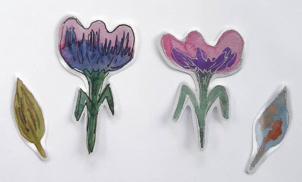 Sprookjes bloemen bladeren 4