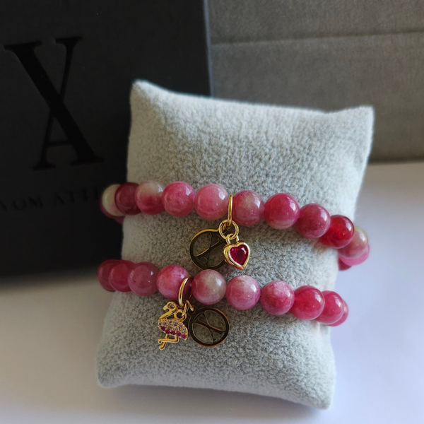 Vom Attersee Bracelet Watermelon Turmalin