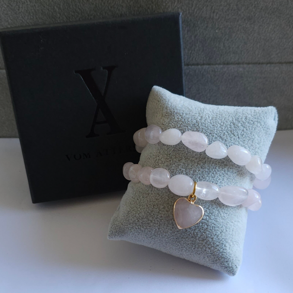 Vom Attersee Bracelet Rosenquarz
