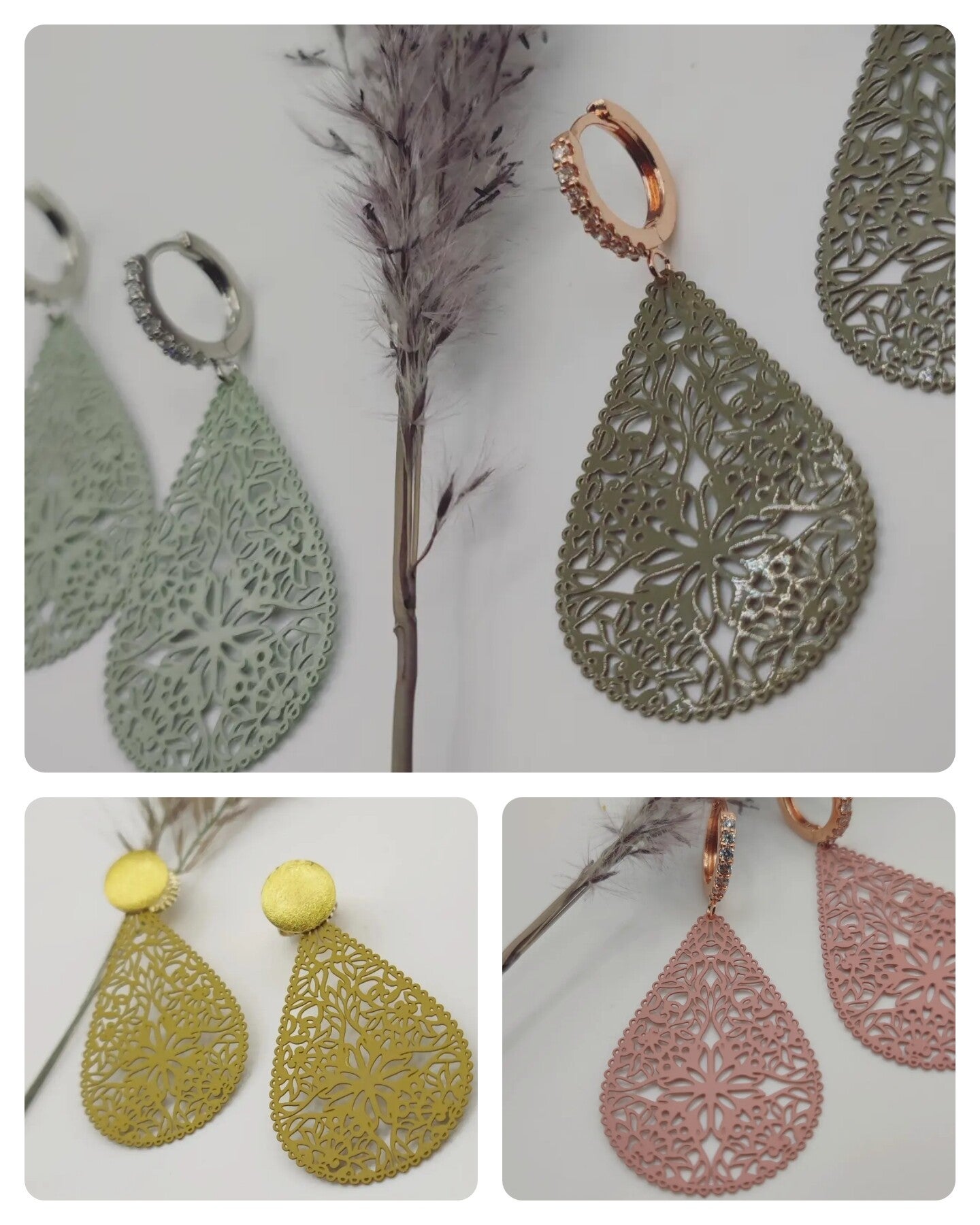 Tropfen Floral, in 15 Farben erhältlich