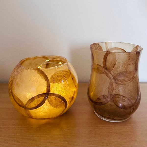 13 februari  - Workshop reversed decoupage lichtje