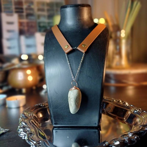 🌙 “Echo of the Fjord” – Necklace of Ancient Serenity