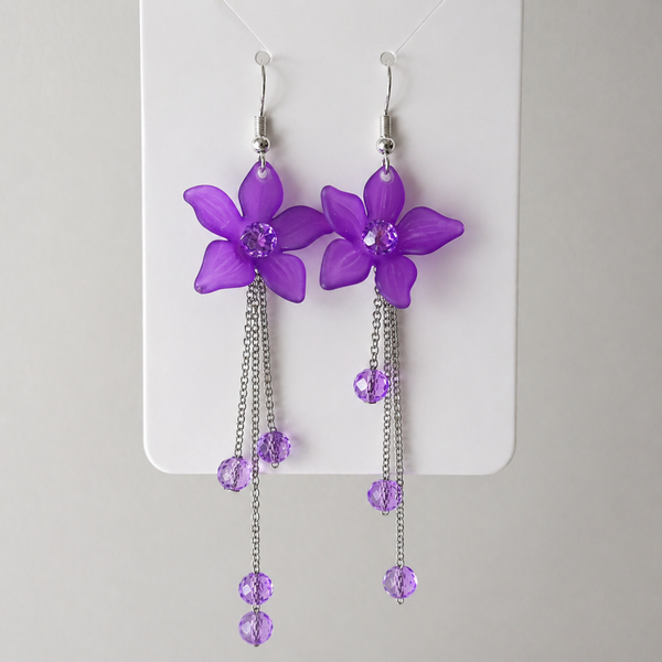 Violet Dreamfall Earrings