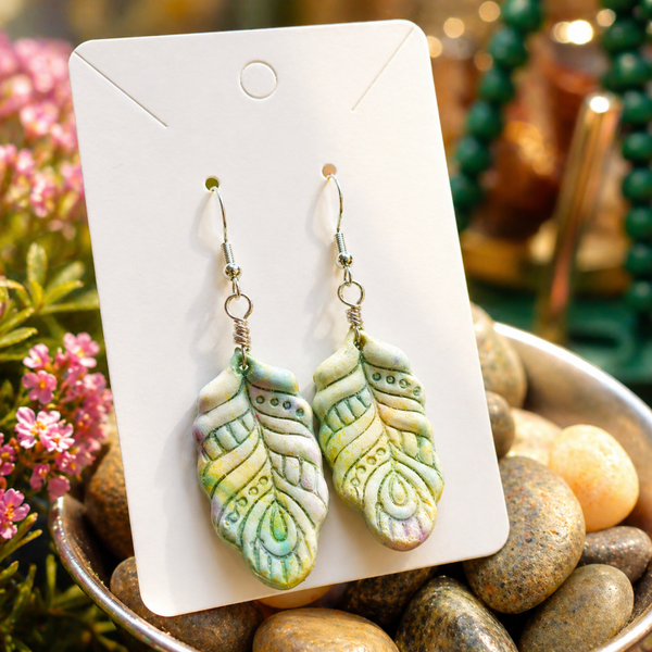 Forest Whisper Leaf Earrings