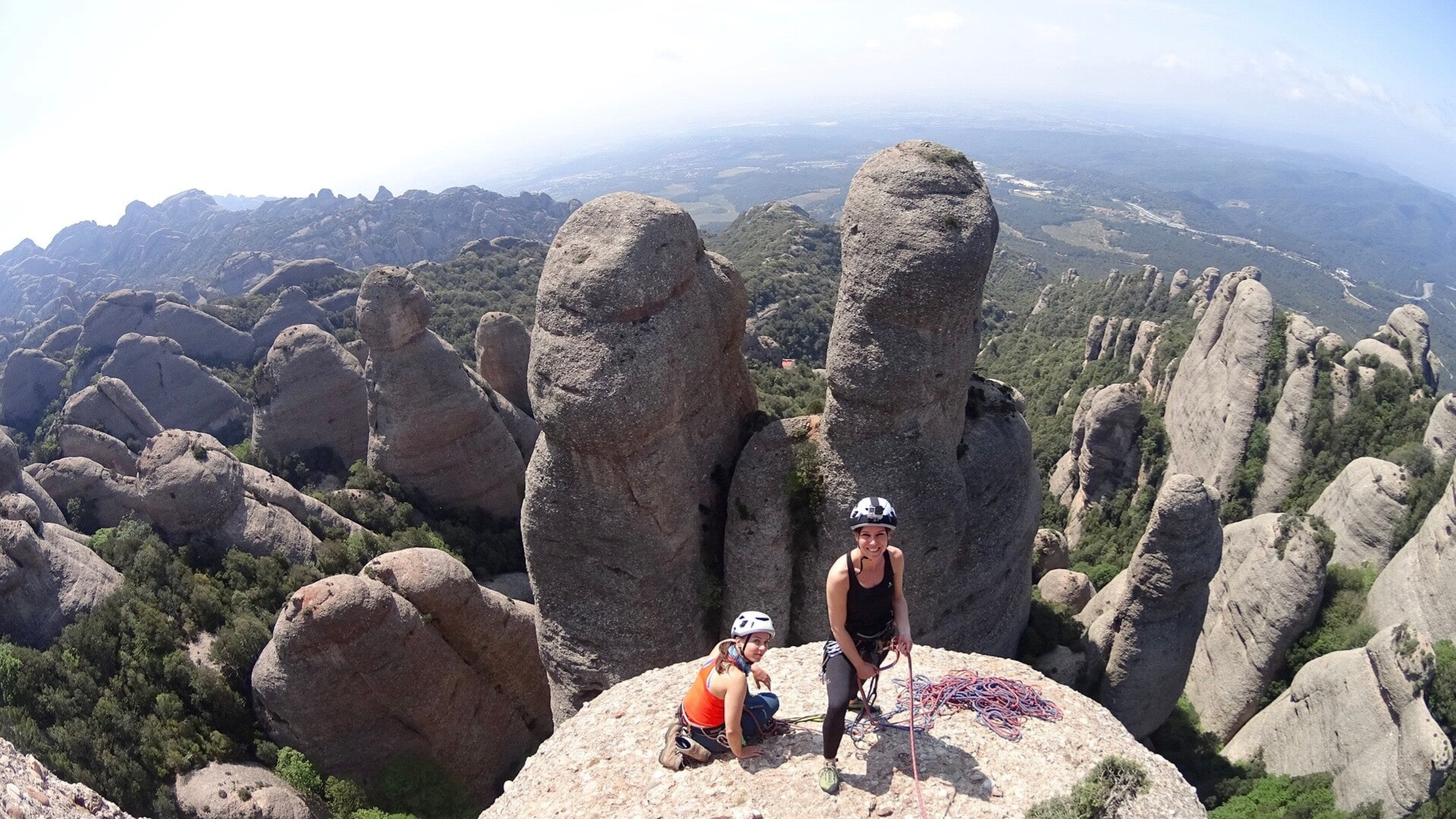 Rock climb Montserrat