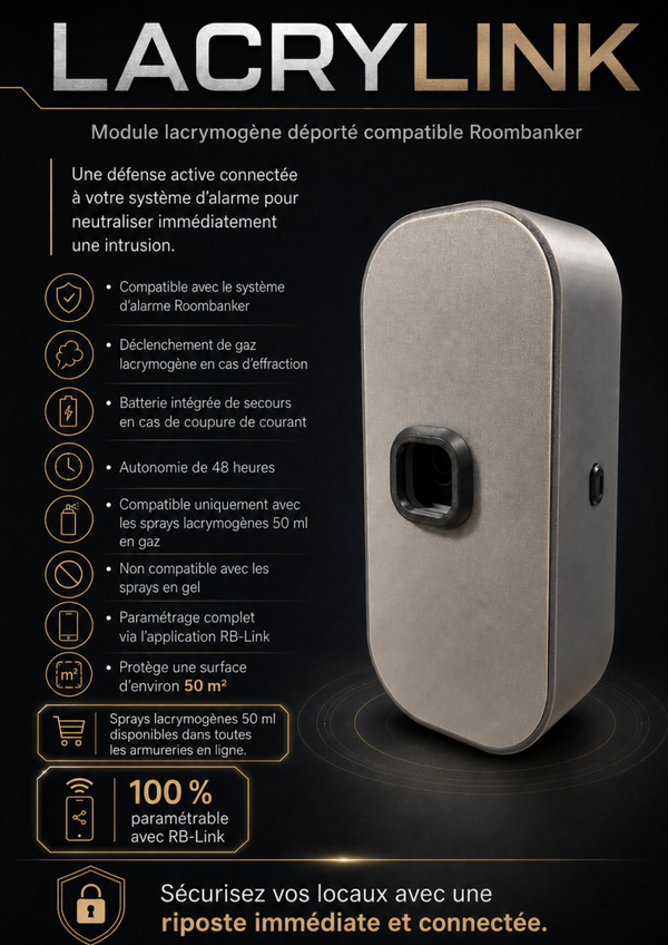 LacryLink-R50 ( complément pour Alarme Roombanker)