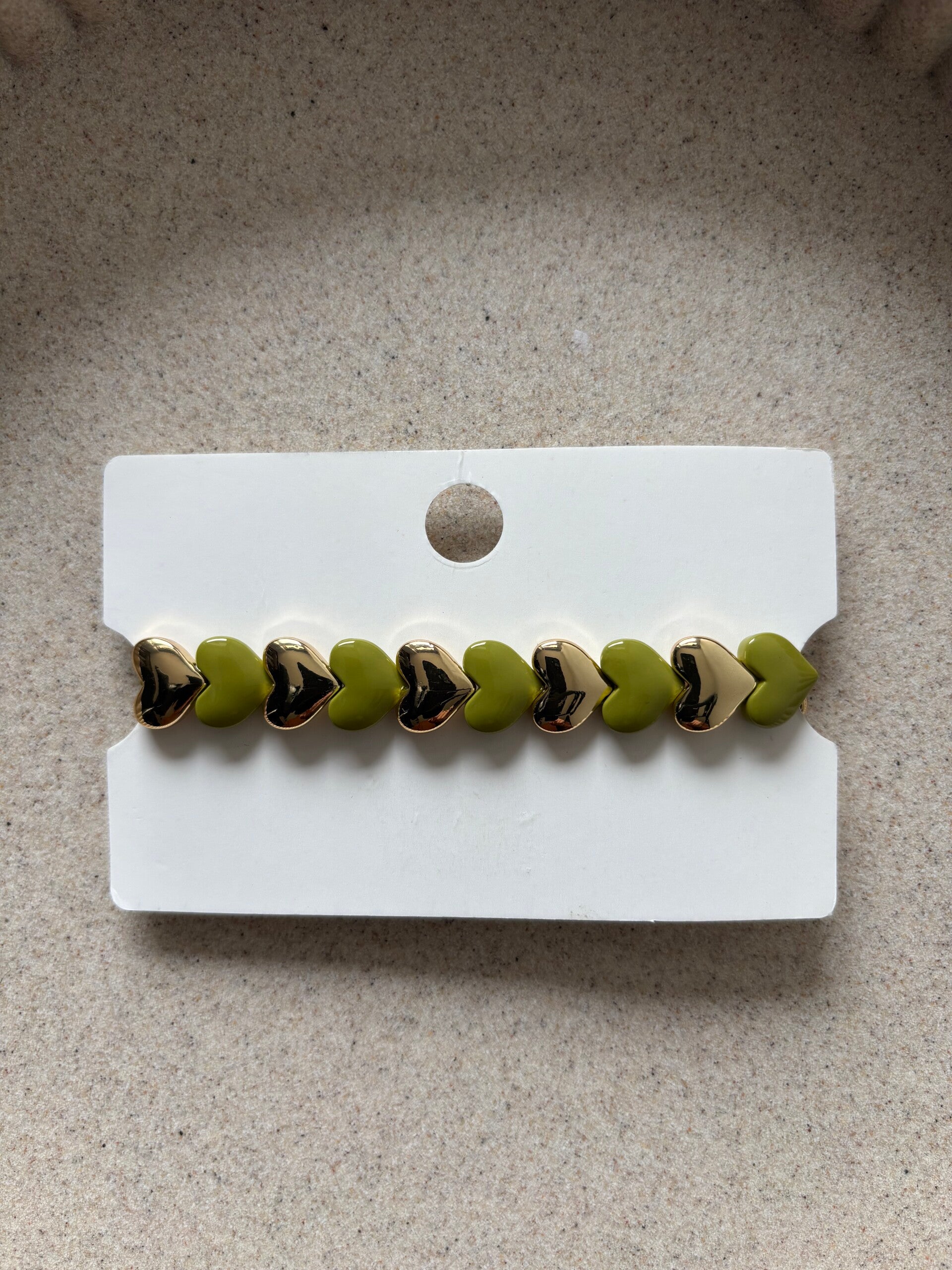 Happy Bracelet Hart Groen