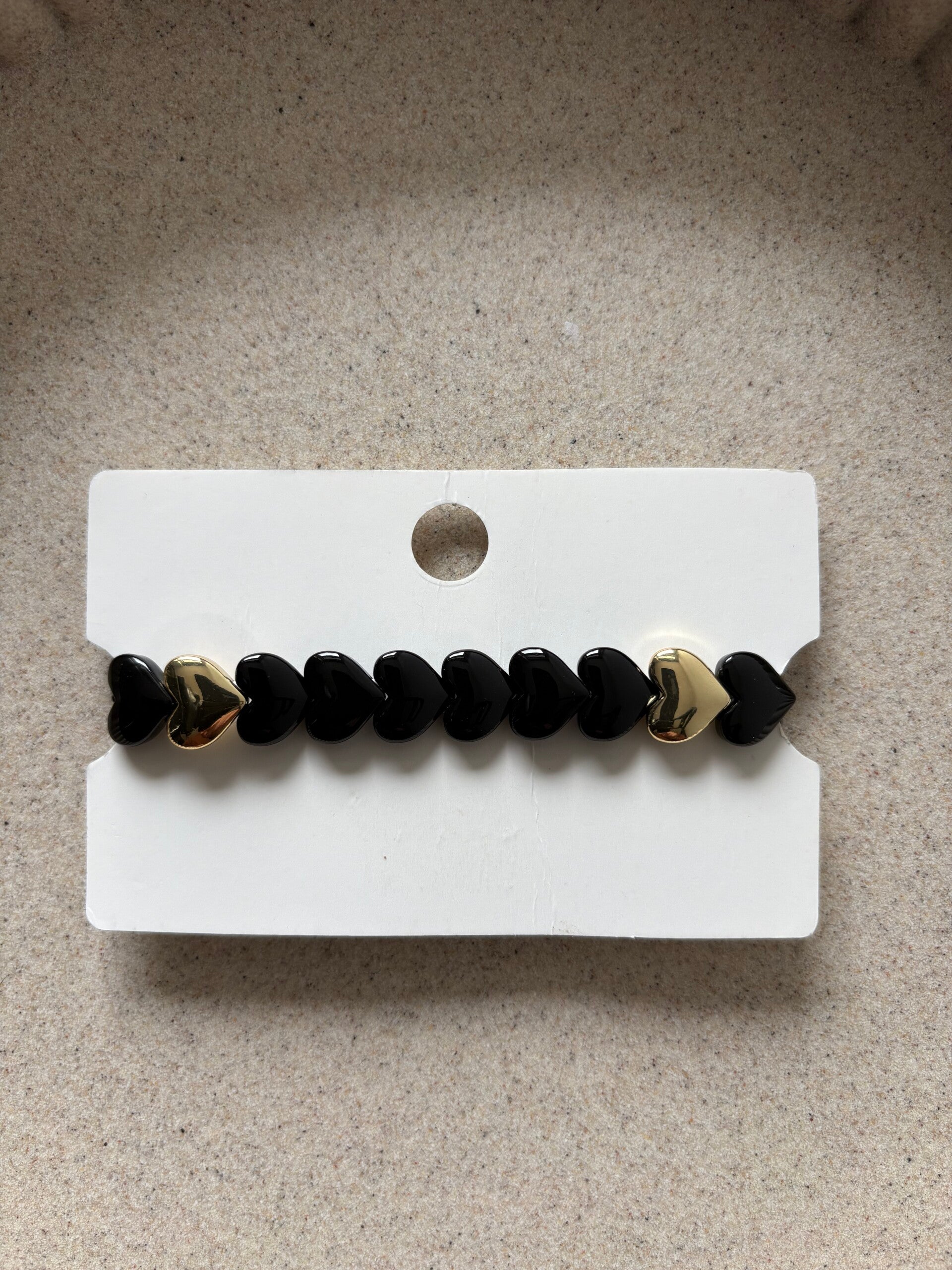 Happy Bracelet Hart Zwart