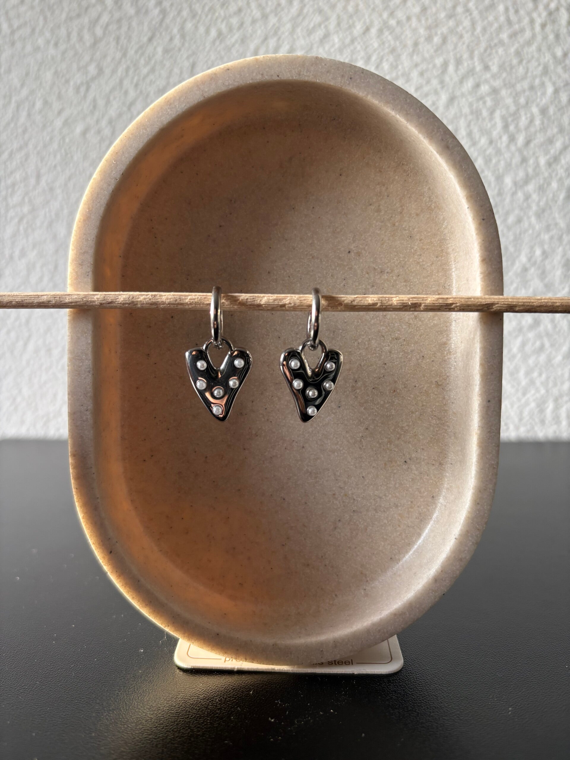 Oorbellen Hart Parel