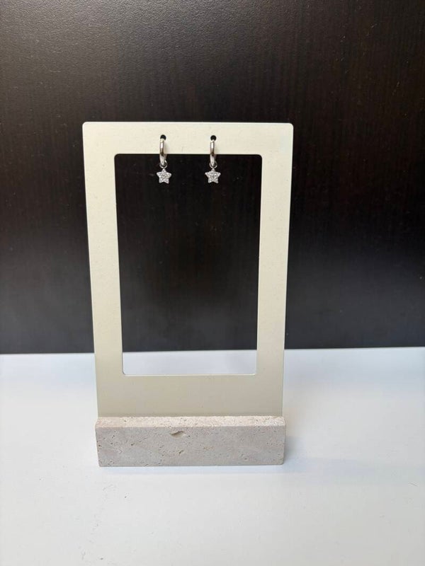 Oorbellen strass Ster