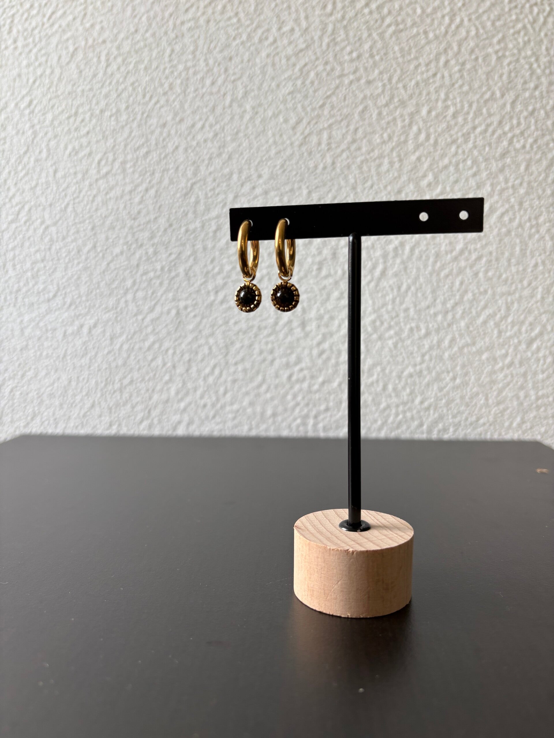 Oorbellen Ruby Bruin