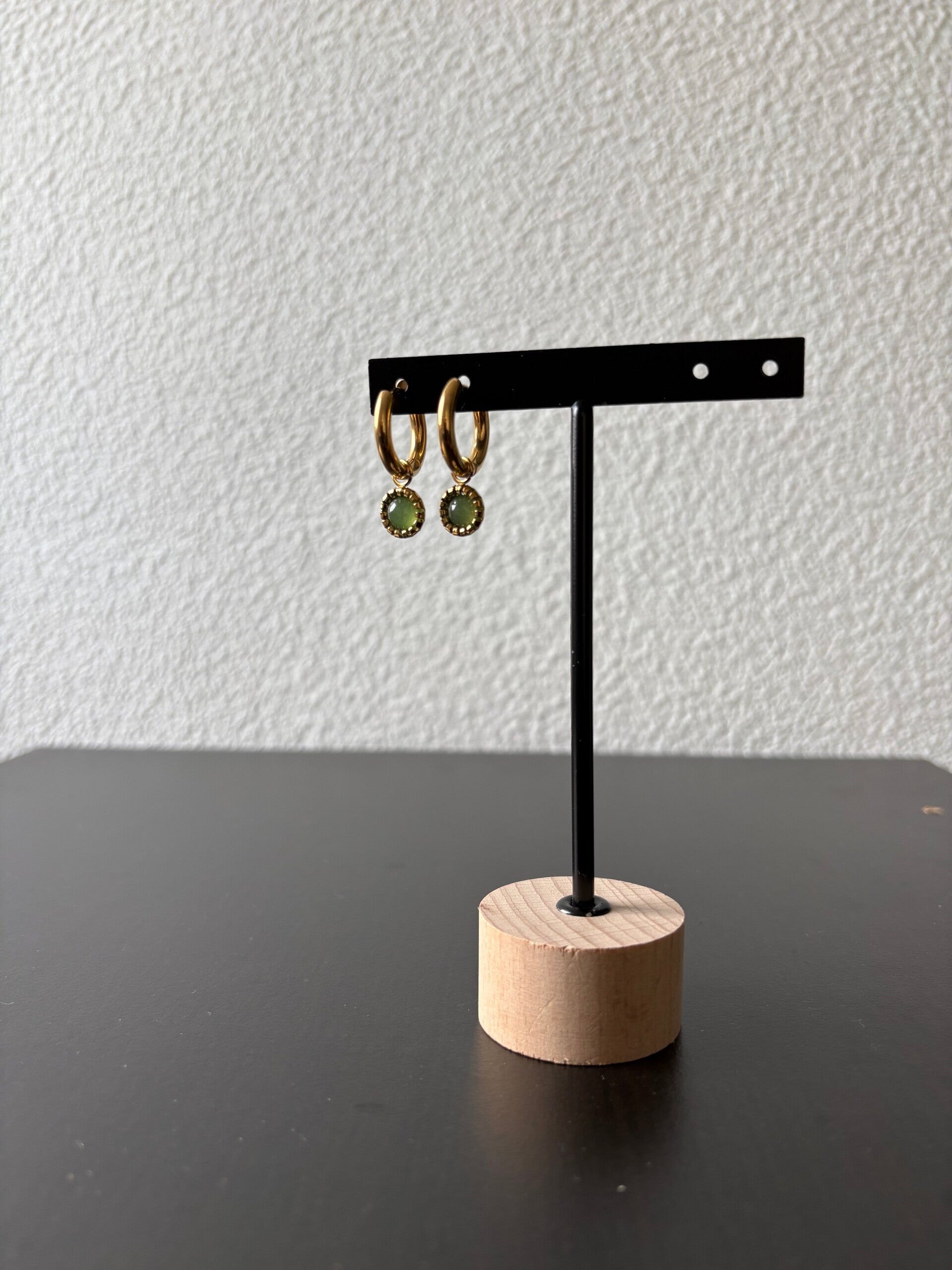 Oorbellen Ruby Groen