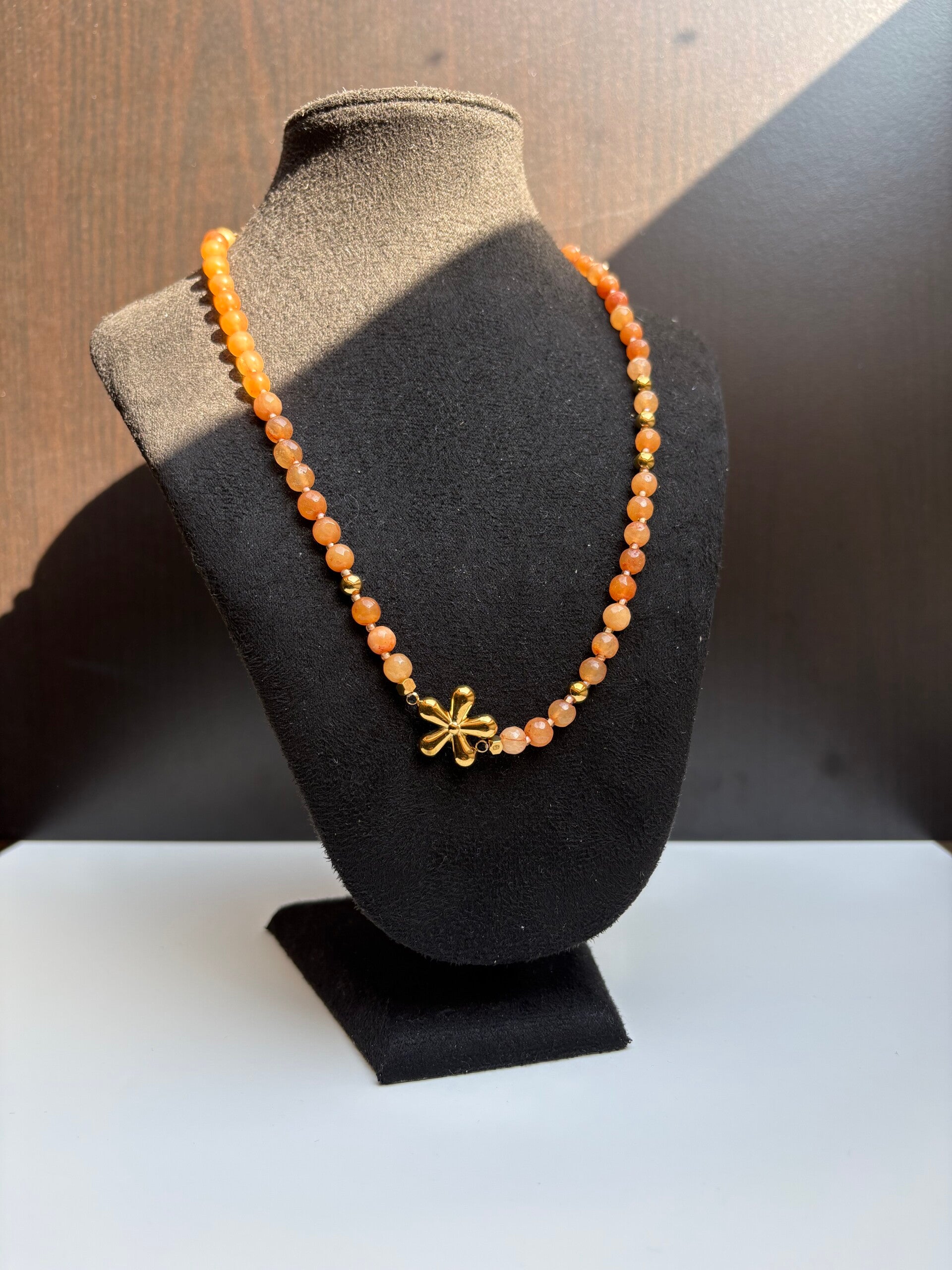 Ketting Bloem Oranje