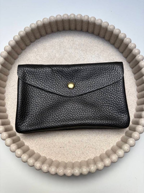 Portemonnee Leer Zwart