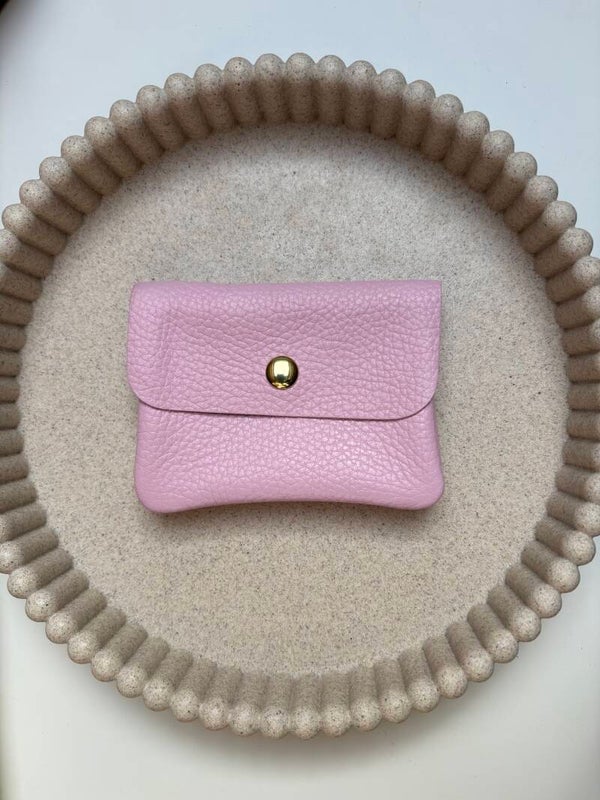 Portemonnee Leer Licht Roze