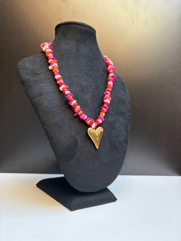 Ketting Hart Roze