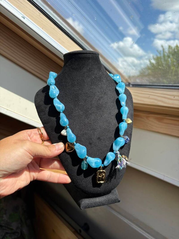 Ketting Bedel Blauw