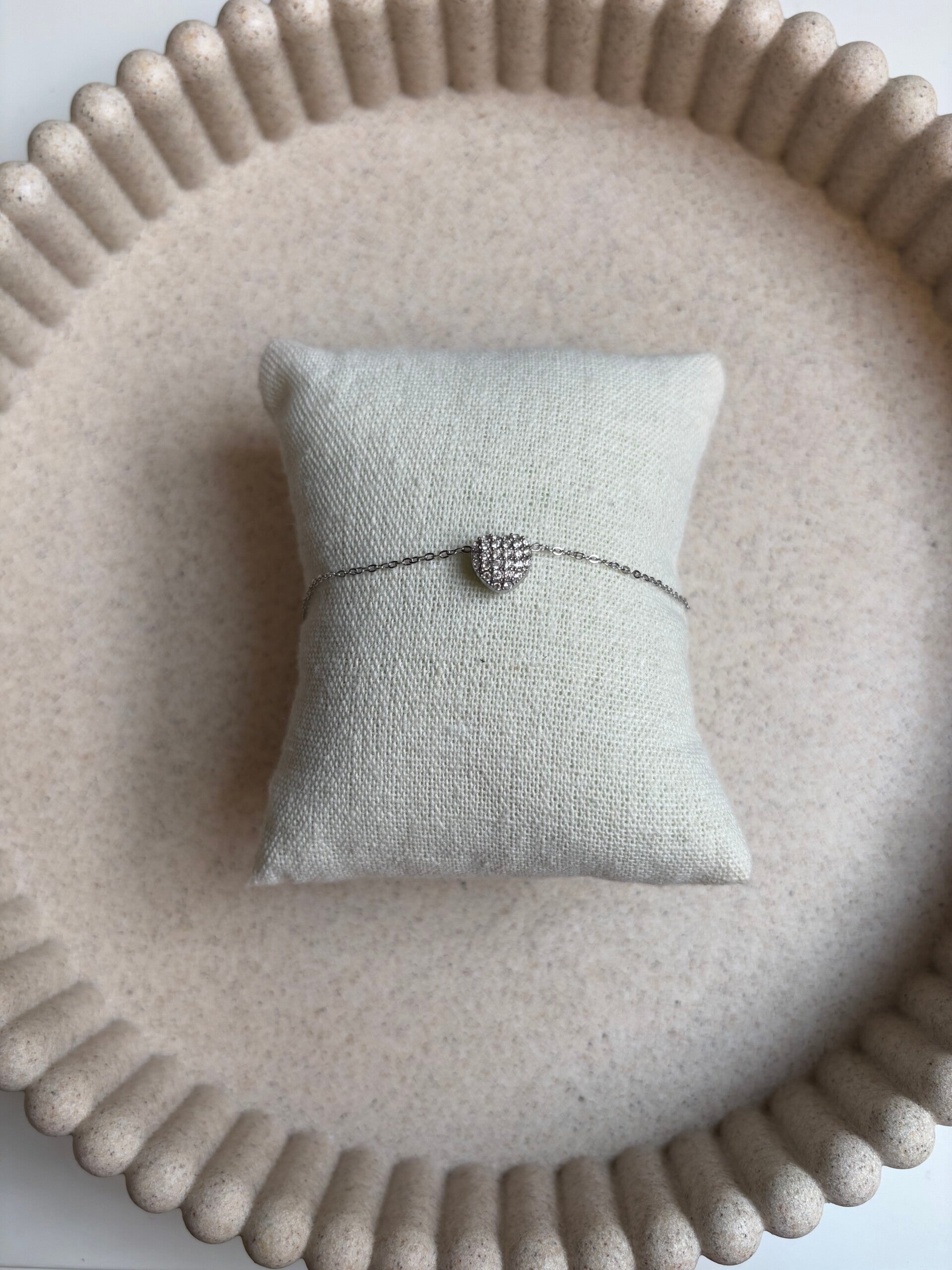 Armband Strass Hart