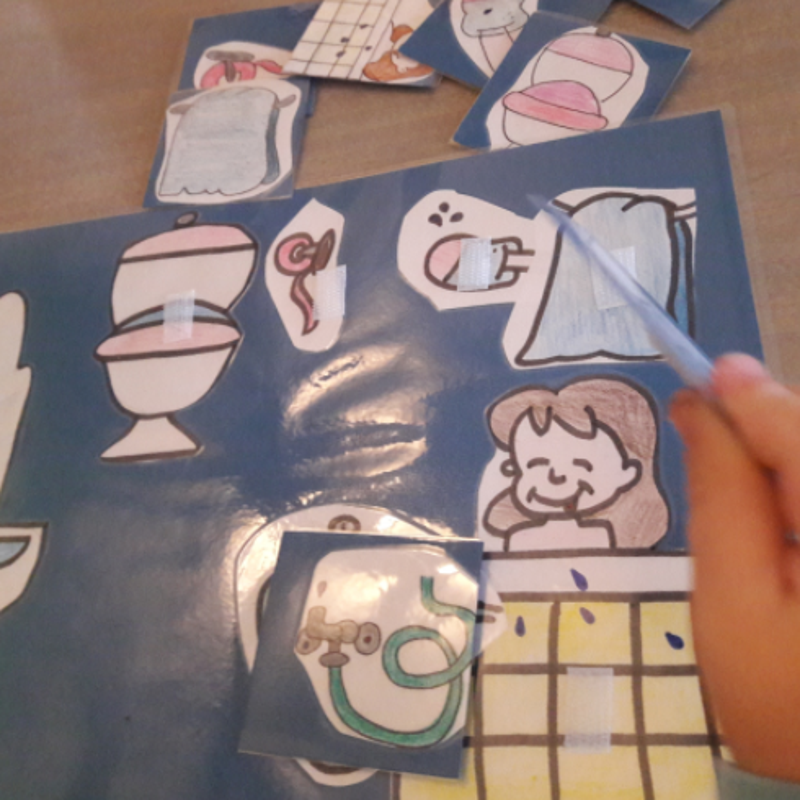 taalspel met peuter, memoryspel DIY door mama