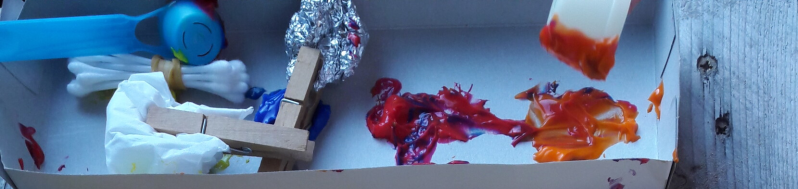 thema schilderen, verf, materialen, peuters, kleuters, knutselen