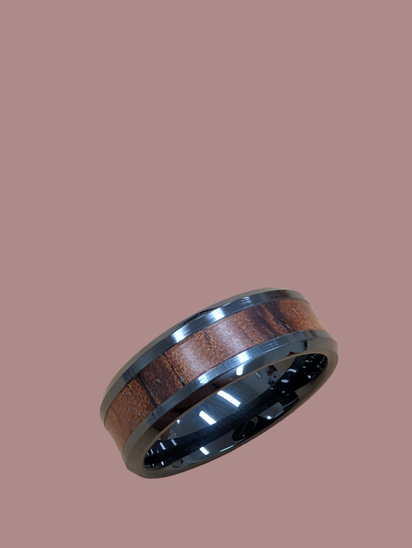 Zebra Wood Ring