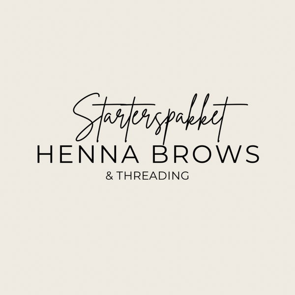 STARTERSPAKKET HENNA BROWS & THREADING