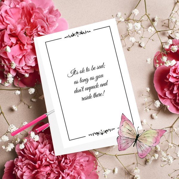 It's ok to be Sad Wall Print