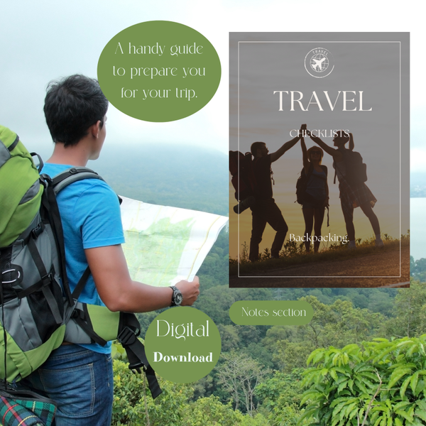 Travel Checklist - Back Packing. PDF Guide.