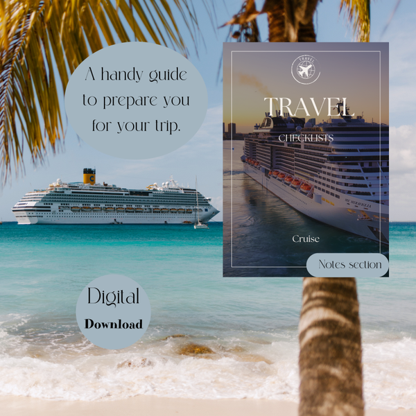 Travel Checklist - Cruise. PDF Guide.