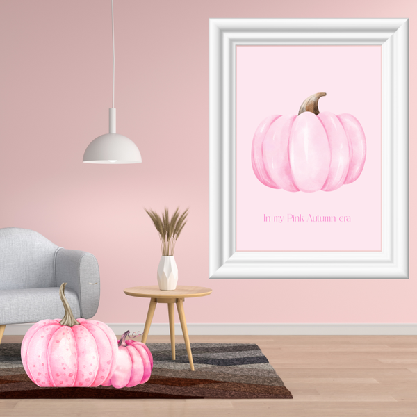 Pink Autumn Era Wall Print