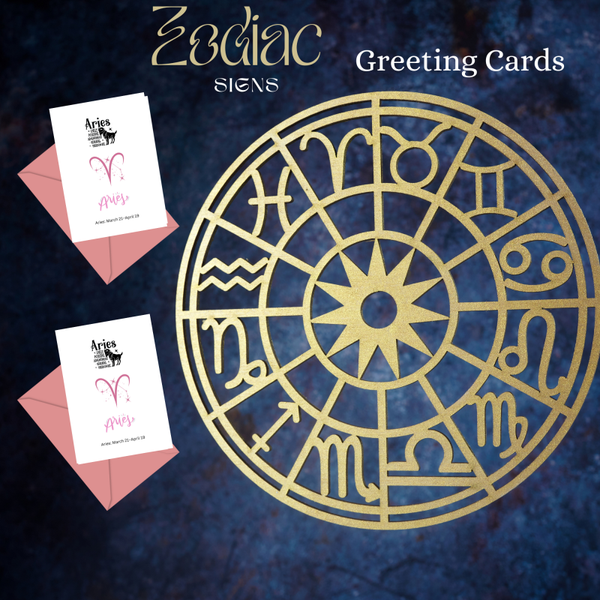 Aries Greetings Card.