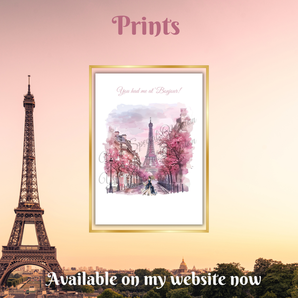 Pink Parisienne Street Print