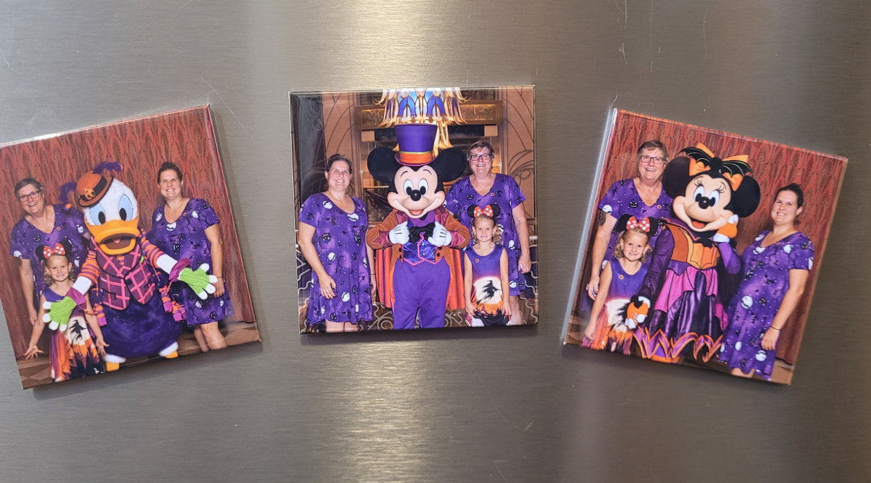 Set of 3 Custom Photo Magnets