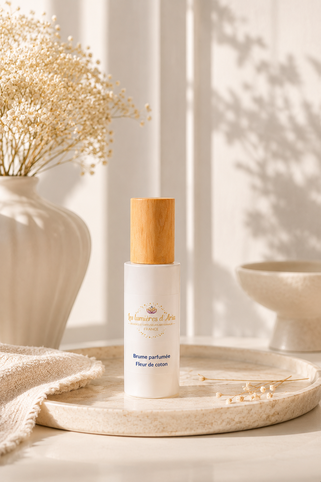 Brume parfumée d’intérieur 50 ml – Parfum de Grasse | Les Lumières d’Aria
