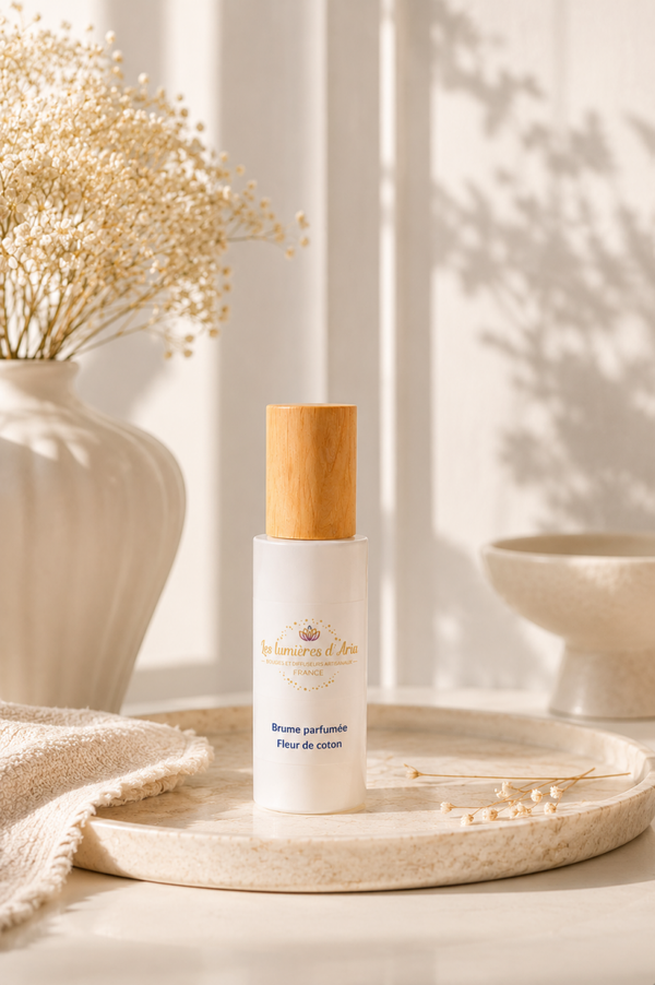 Brume parfumée d’intérieur 50 ml – Parfum de Grasse | Les Lumières d’Aria