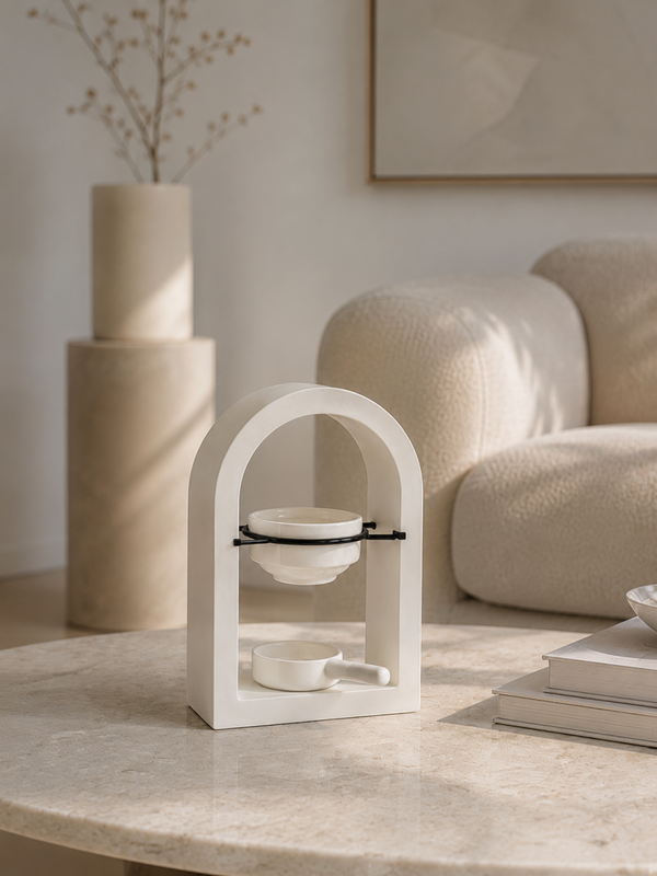 Brûleur à Fondants ARCHE Noir – Collection ARCHE | Les Lumières d’Aria