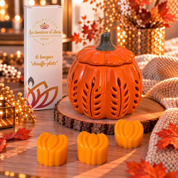 Pack Brûleur Feuillage – Collection Automne & Halloween | Les Lumières d’Aria