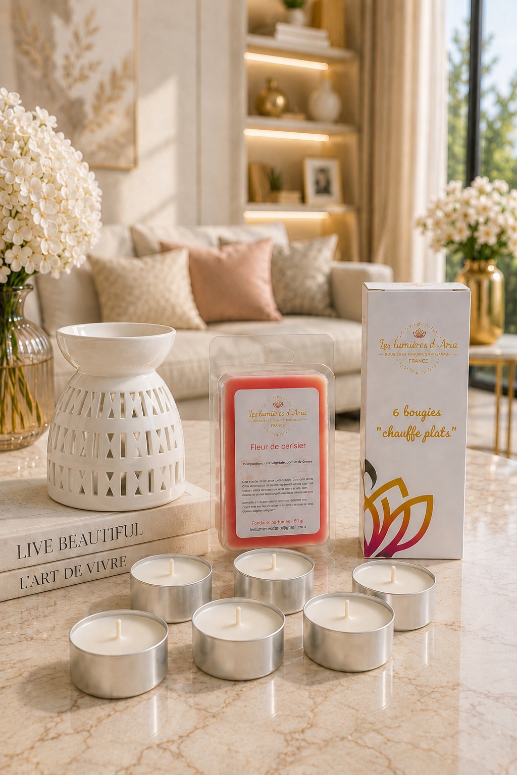 Pack Brûleur FRESQUE – Collection ESSENTIEL | Les Lumières d’Aria