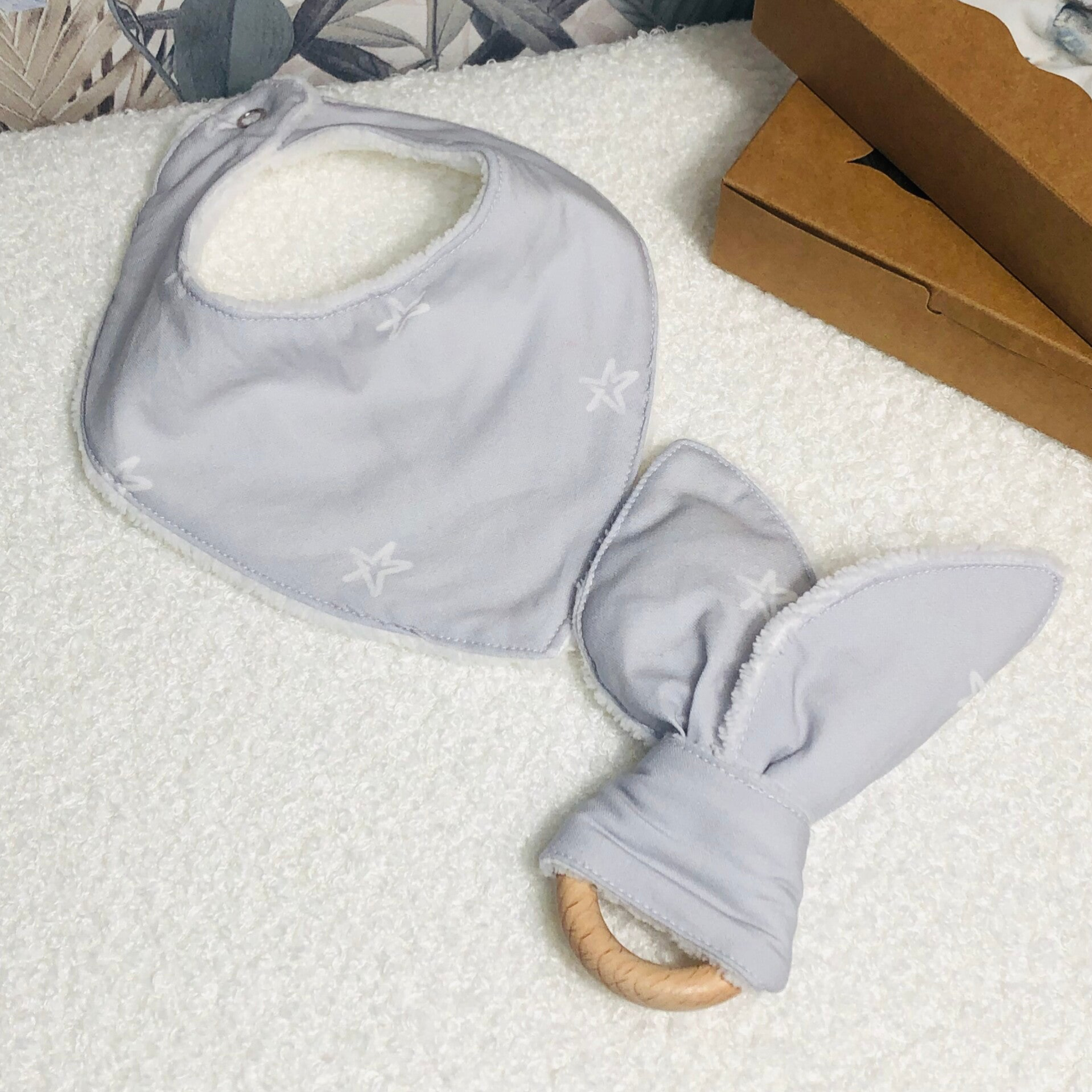 Coffret bébé "Etoile gris"