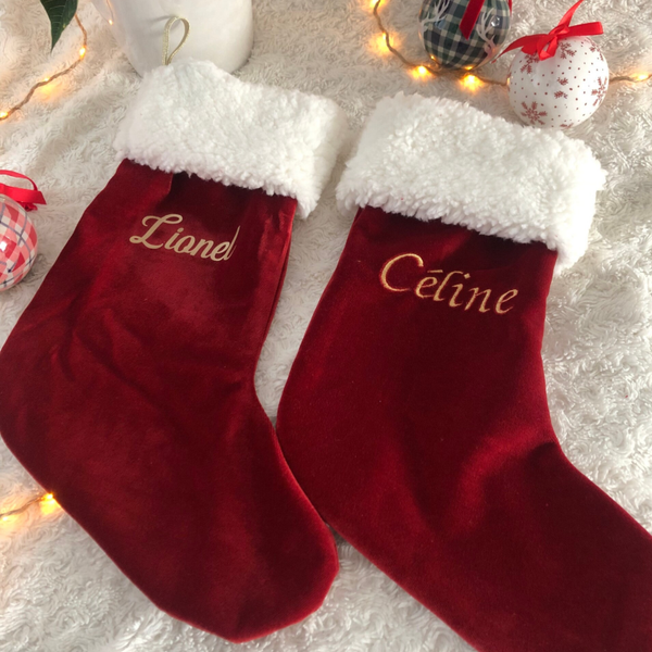 Chaussette de Noël à personnaliser