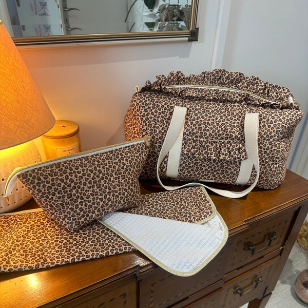 Ensemble sac à à langer, trousse et tapis nomade