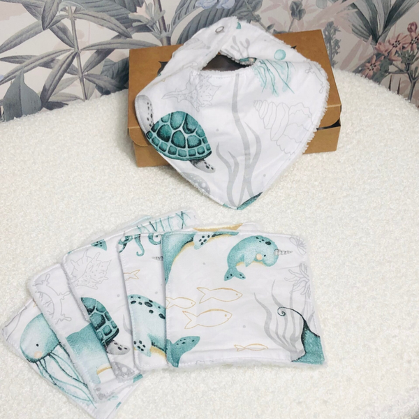 Coffret bébé "Fond sous-marin"