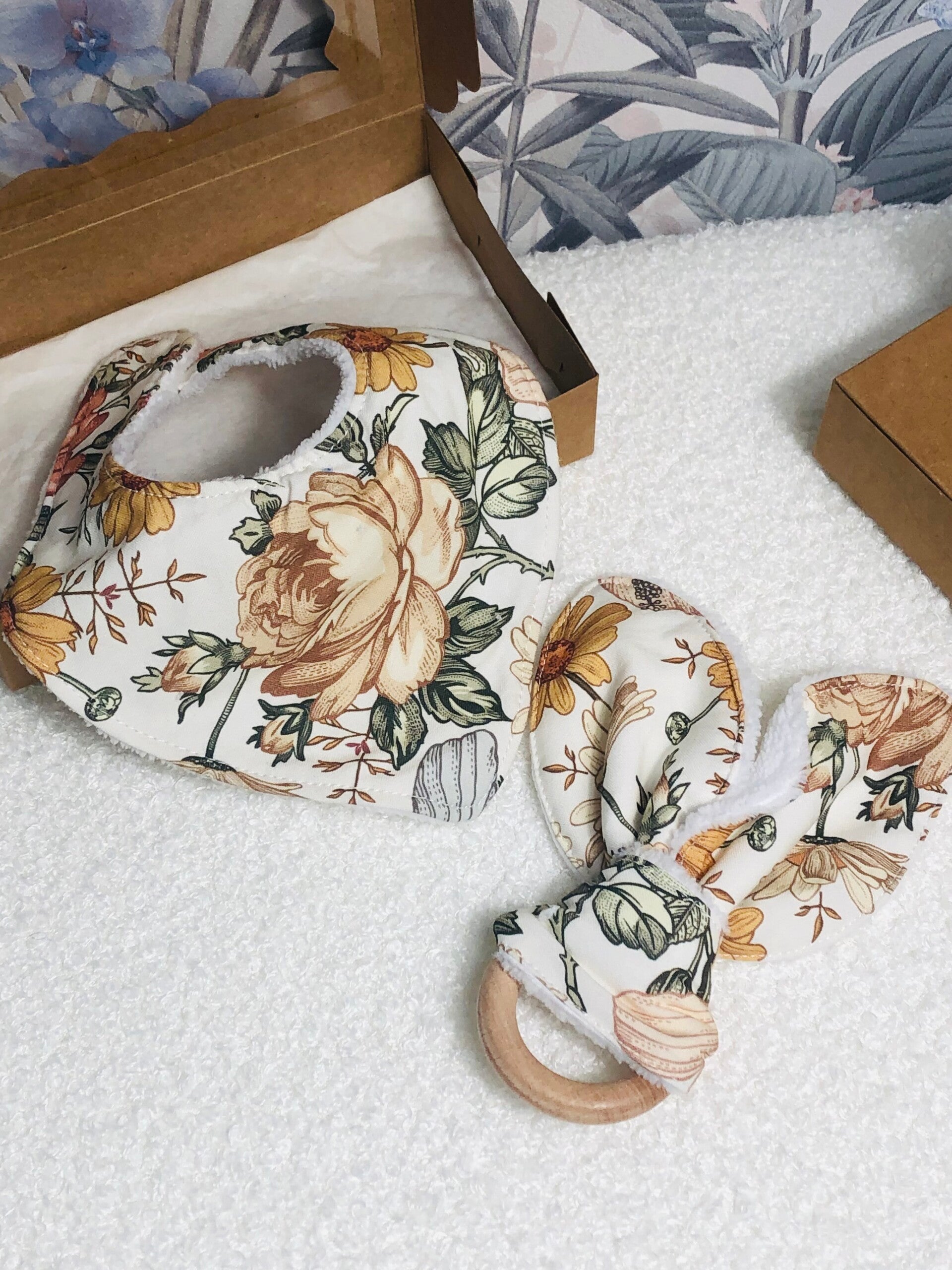 Coffret bébé "Fleur vintage"