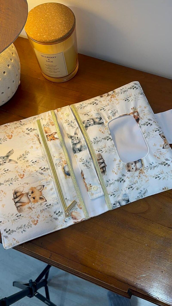 Pochette à langer « Animaux de la forêt »