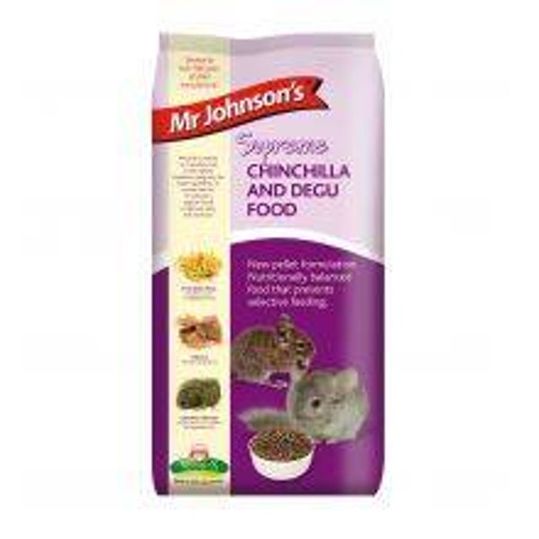 Mr Johnsom's Supreme Chinchilla & Degu Pellet 900g