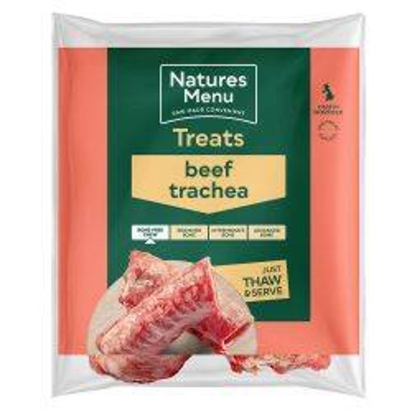 Dog Natures Menu Natural Raw Beef Trachea sgl