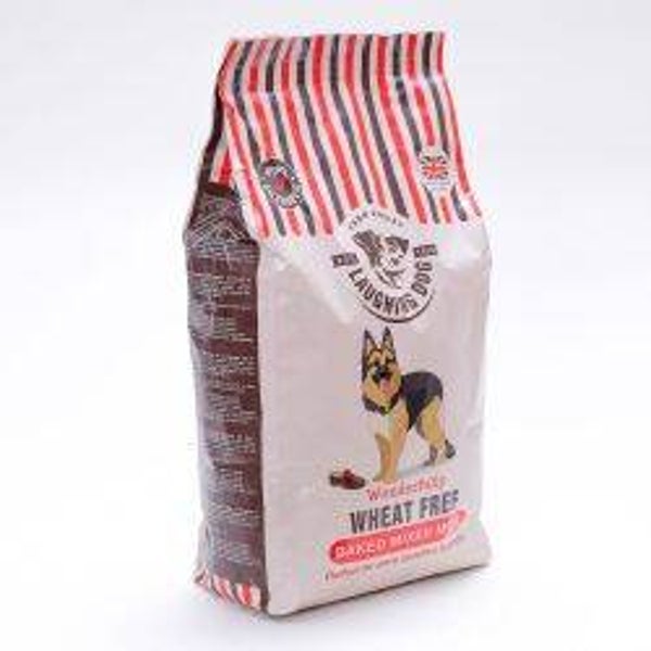 Kibble Dog Laughing Wonderfully Wheat Free Baked Mixer Meal